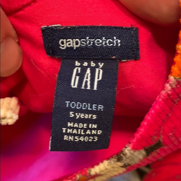 GAP Retro corduroy flower dress. Pristine. - Picture 7 of 8